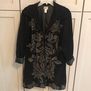 Chico’s Black Velvet Jacket